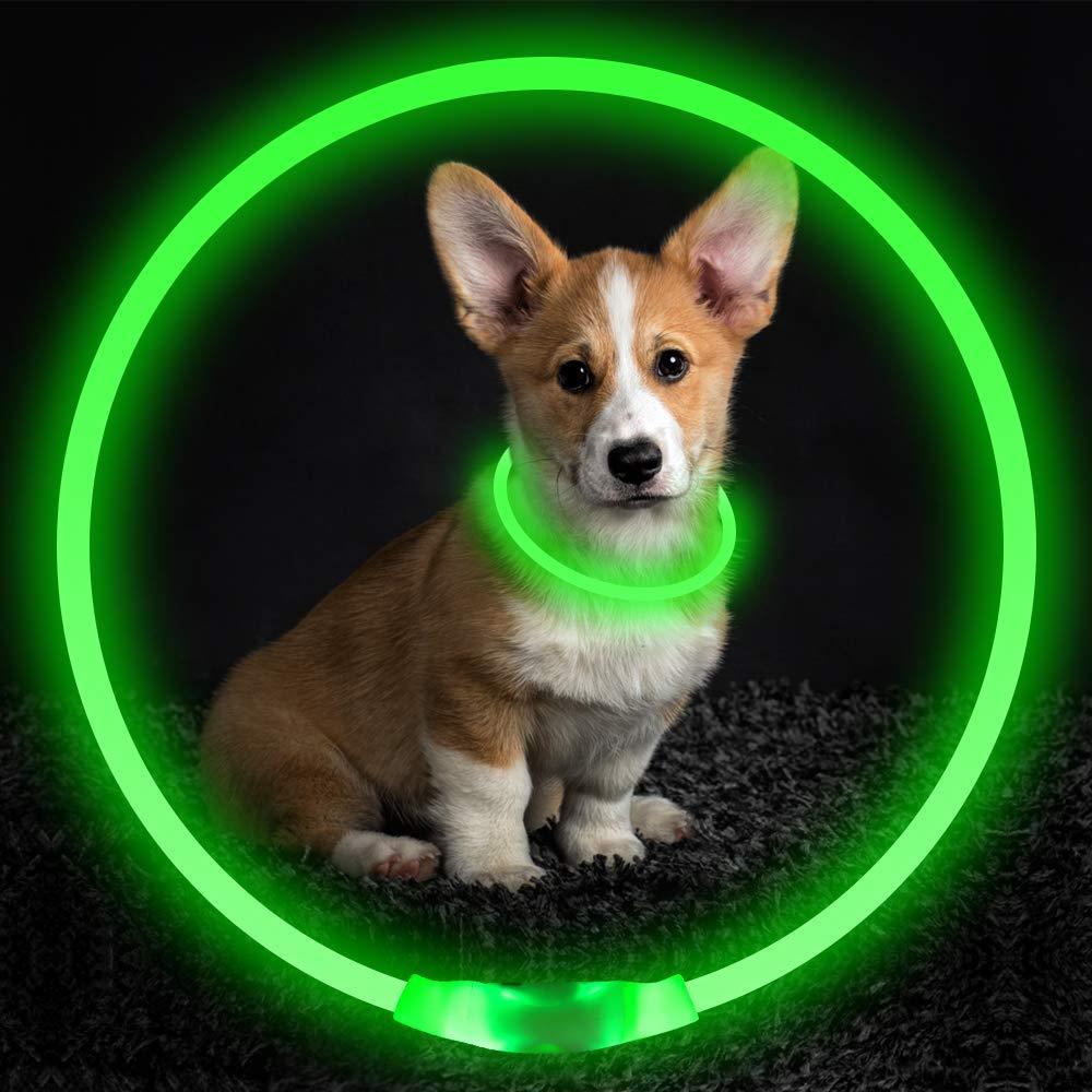 Glow pet collar