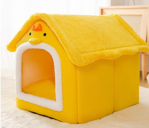 Foldable pet bed