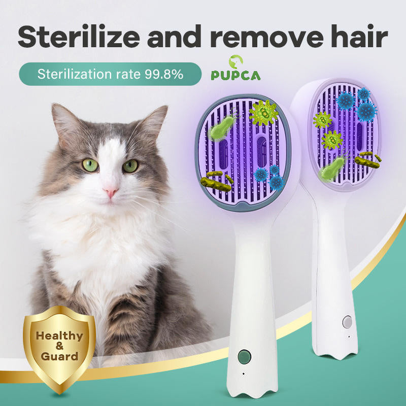 UVC Sterilization Pet Grooming Brush For Cats and Dogs.