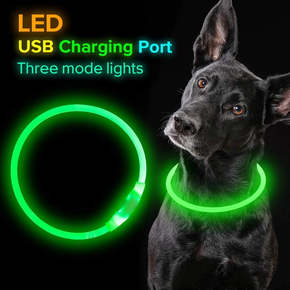 Glow pet collar