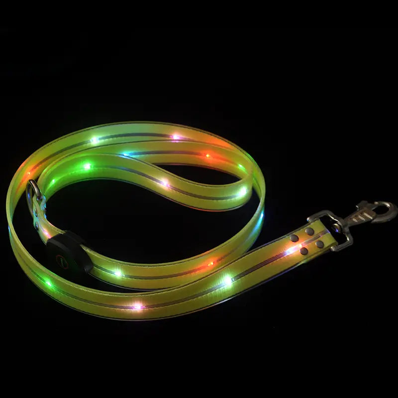 Glow-In-The-Dark Dog Traction Rope,Led,Usb Rechargeable,Personalized Cool Pet Products,Dog Traction Rope, Dog Accessories, Pet Supplies