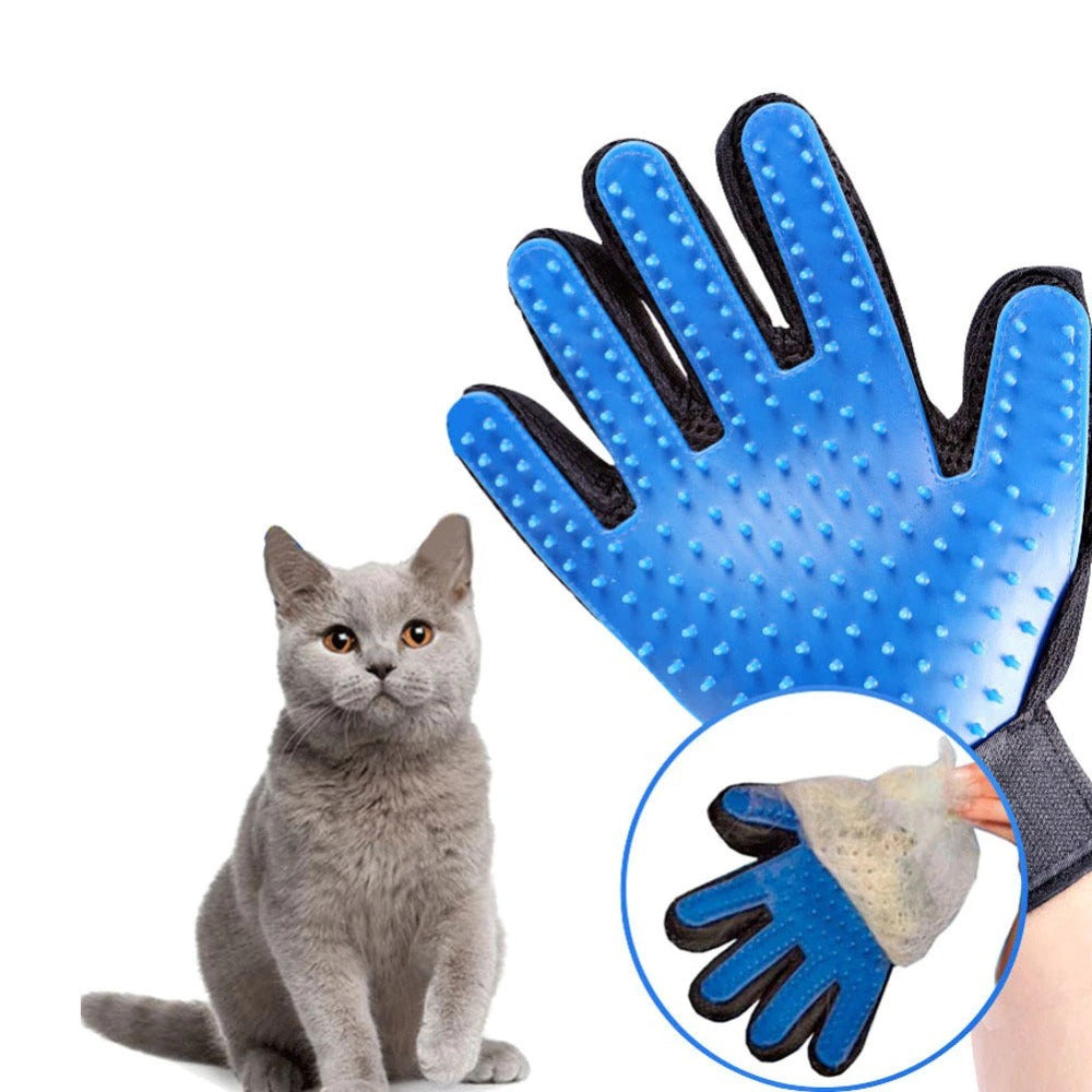 Cat Grooming Glove For Cats Wool Glove Pet Hair Deshedding Brush Comb Glove For Pet Dog Cleaning Massage Glove For Animal Sale