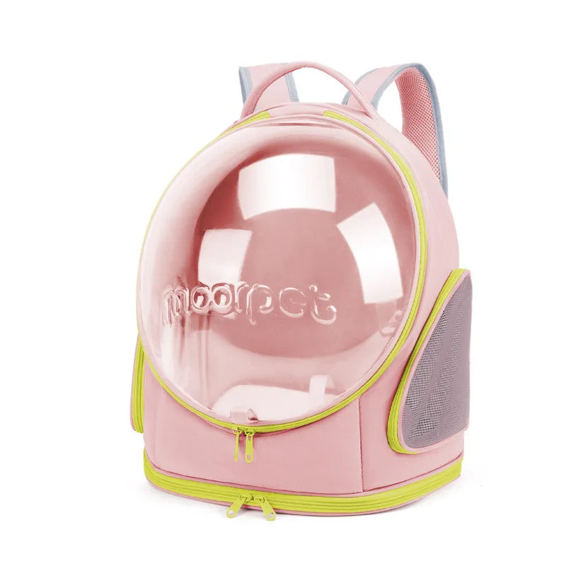 Cat Carrying Bag Space Pet Backpack Breathable Portable Transparent Backpack Puppy Dog Transport Carrier Space Capsule Bag Pets