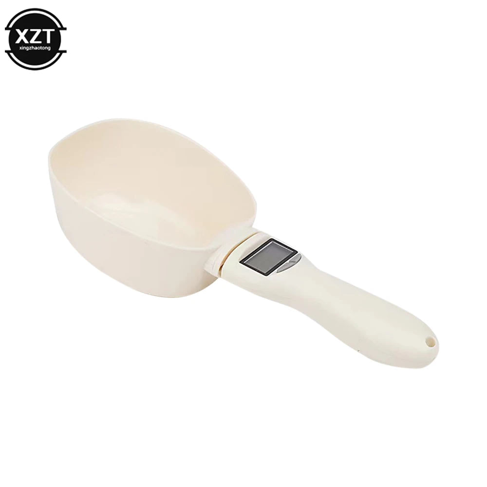 Pet Food Measuring Scoop Electronic Dog Cat Food Measuring Cup Digital Spoon Scale Kitchen Food Scale with LED Display ﻿